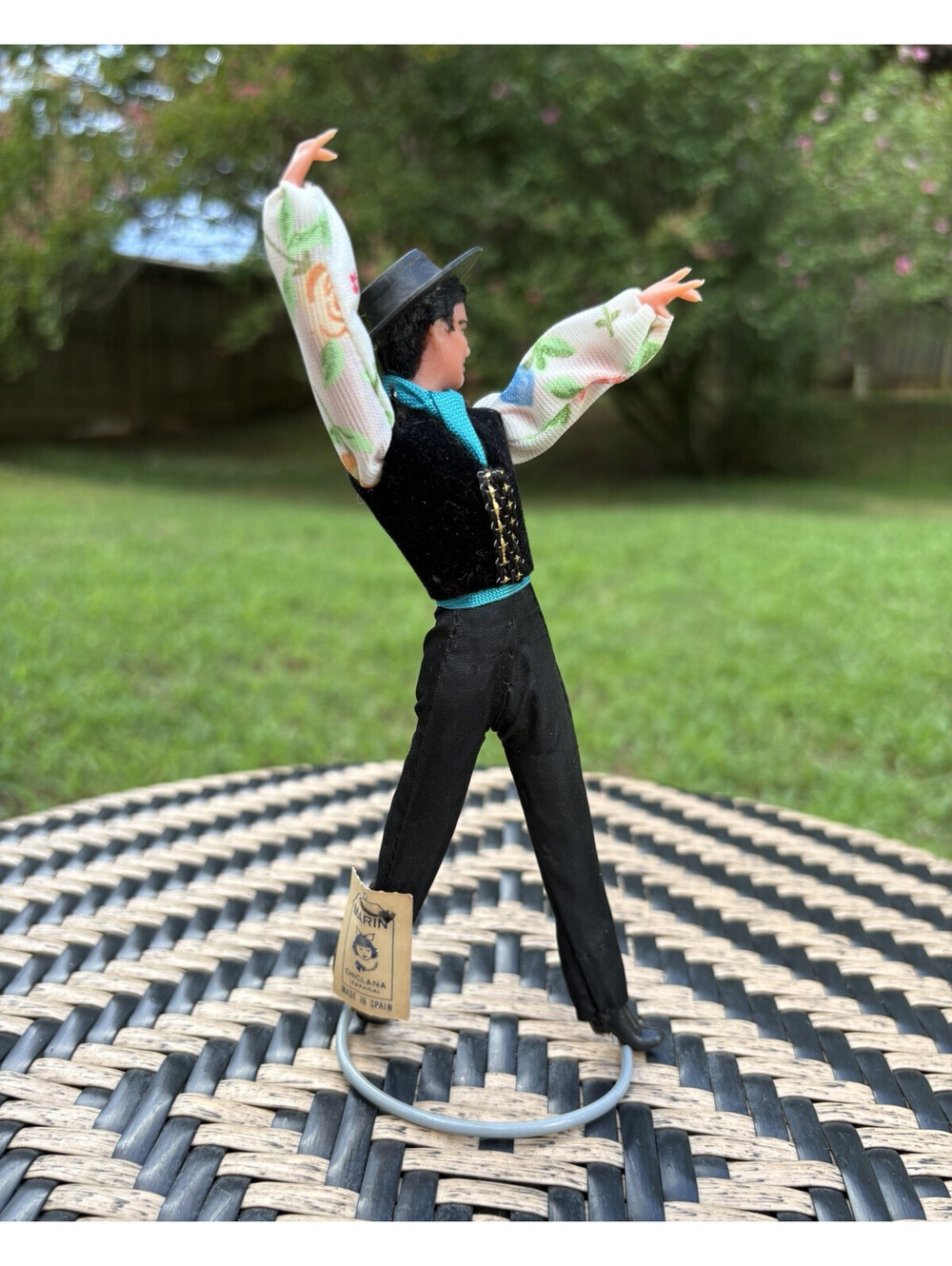 FLAMENCO Marin Juan Ponce Figurine w/ Stand Floral Sleeves HAS ORIGINAL TAG